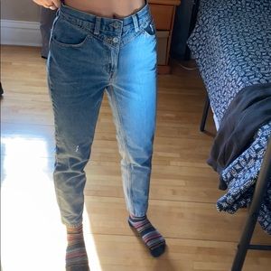 Pull and bear denim mom jeans